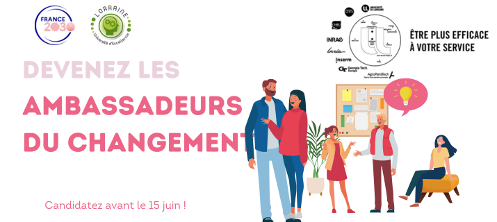 Devenez les Ambassadeurs du changement, rejoignez le Deep Change Lab ! Devenez les Ambassadeurs du changement, rejoignez le Deep Change Lab !