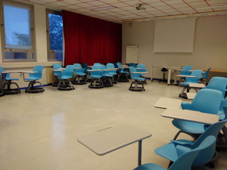 La salle de pédagogie innovante de l'UFR SHS-Metz - Université de Lorraine