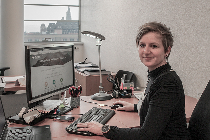 Carole Lecourt, coordinatrice d'Eole, est basée à Strasbourg.