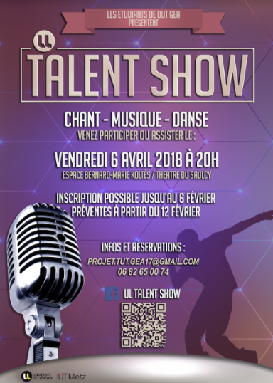 modèle de programme de spectacle de talents