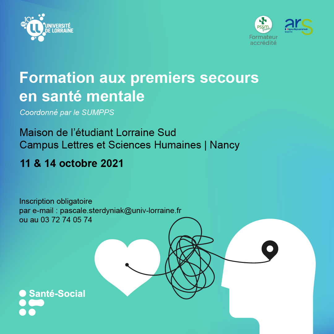 Formation PSSM : Premier Secours en Santé Mentale