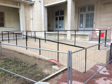 Aménagement pour les personnes en situation de handicap du campus Carnot-Ravinelle
