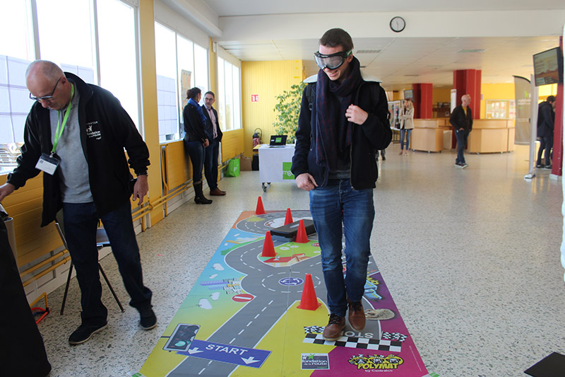 Masque simulateur d'alcoolémie