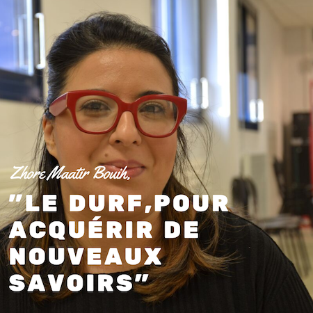 Zhore Maatir Bouih, stagiaire DURF, promo 2019