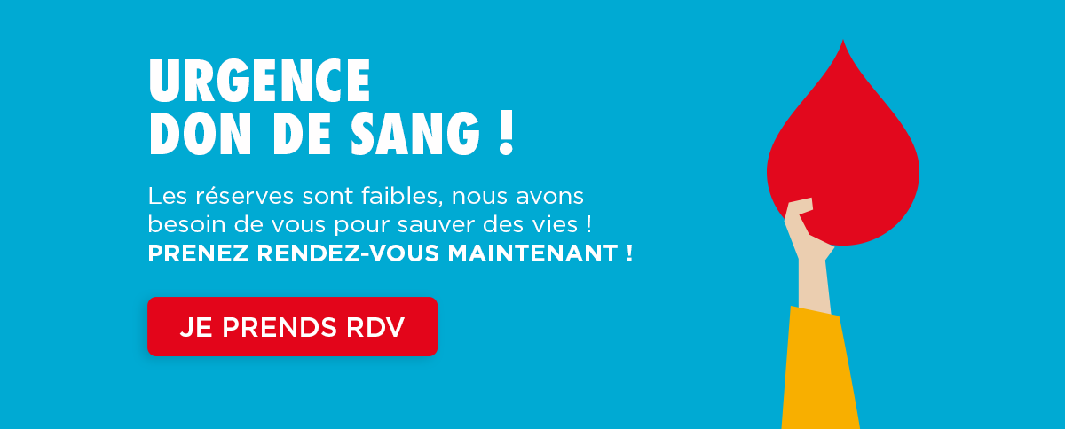 Donnez votre sang, c'est urgent.