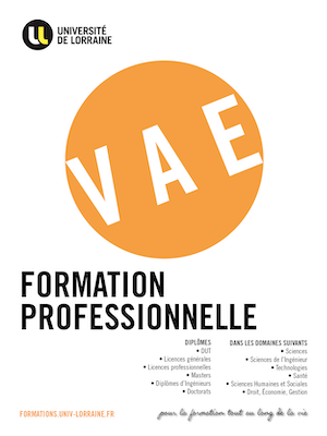 La Validation des Acquis de l'Expérience à l'Université de Lorraine
