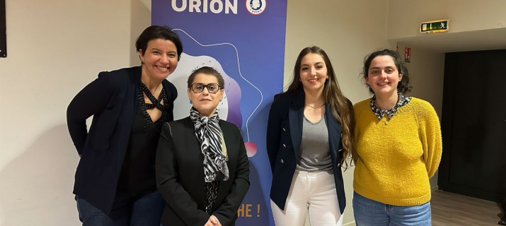 Halima Alem-Marchand, Astrid Pinzano, Agathe Lemée et Magali Tirado