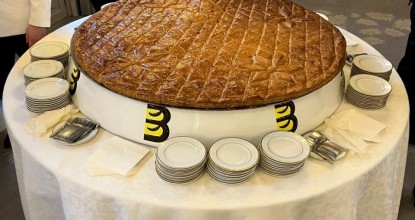 La galette des rois à l'Elysée