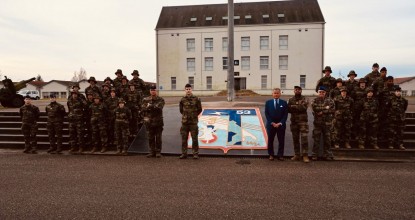 Image de la place d'armes du 53ème régiment de transmission