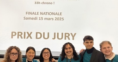 Photo de l'équipe nancéienne au Hack'in pharma 2025