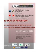 Affiche du colloque IUTAM