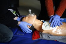 Massage cardiaque.