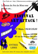 ART'ATTACK ! | Le Bureau Des Arts de Mines Nancy fait son festival