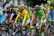 Les coureurs du Tour de France à Nancy.