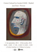 Affiche de l'exposition Jean Emar à Madrid, du 11 septembre au 30 octobre 2014