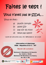 Affiche Faites le test