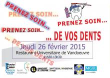 Prenez soin de vos dents, affiche