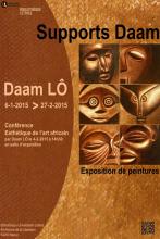 Affiche de l'exposition Supports Daam