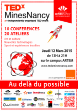Affiche TEDx Mines Nancy