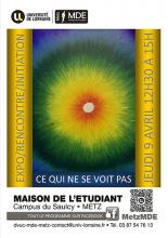 Affiche de l'exposition "Ce qui ne se voit pas"