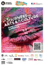 Affiche des Journées des arts et de la culture dans l'enseignement supérieur de l'Université de Lorraine