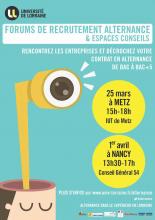 Forum de recrutement alternance - Université de Lorraine