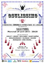 OSULISSIMO - Salle Poirel - 29/04/2015 - 20h30