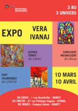 Affiche des expositions de Vera Ivanaj