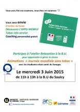 affiche journée sans tabac