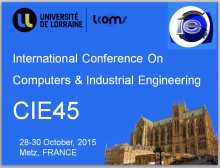 Le LCOMS organise la 45ème édition de la conférence internationale Computers & Industrial Engineering (CIE45)