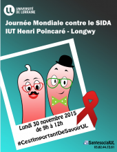 Affiche sida longwy le 30 novembre