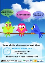 affiche vaccinations Longwy 01.02.2016
