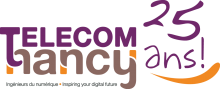 Logo TELECOM Nancy 25 ans