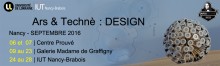 Ars&Technè Design - exposition au centre des congrès Prouvé (Nancy) à partir du 6 septembre