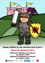 affiche vaccination le 20 décembre
