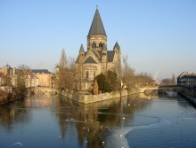 Le Temple Neuf à Metz. By Vassil/Wikimedia
