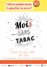 moiS sans tabac et aujourd'hui ? affiche