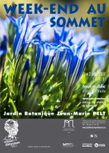 Week-end au sommet, 1er et 2 juillet 2017 au Jardin botanique Jean-Marie Pelt de Villers-lès-Nancy, 14h-18h, entrée gratuite