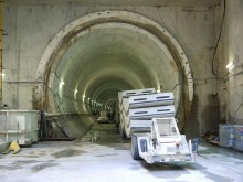 Tunnel en chantier - crédit photo Yann Caradec