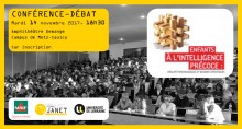 Conférence-débat "Enfants à l'intelligence précoce" 