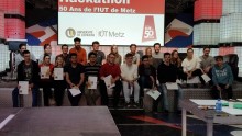 Les étudiants participants au hackathon IUT de Metz à TCRM Blida