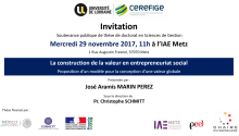 Soutenance de thèse gestion 29 novembre 2017