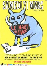Affiche de notre festival de littérature dédiée à la jeunesse