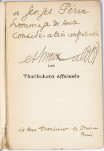 Envoi autographe d'Eshmer-Valdor (pseud. d'Alexandre Mercereau) à Georges Périn