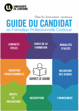 Le guide du candidat en formation professionnelle continue à l'Université de Lorraine