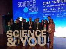 Equipe de l’Université de Lorraine à Science&You en Chine