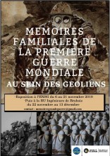 Affiche de l'exposition "Mémoires familiales..."