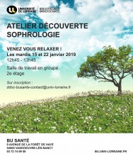 Atelier découverte sophrologie