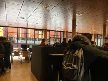 Lycéens à la BU ingénieurs ENSTIB
