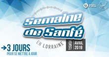 Affiche Semaine de Santé en Lorraine 2019